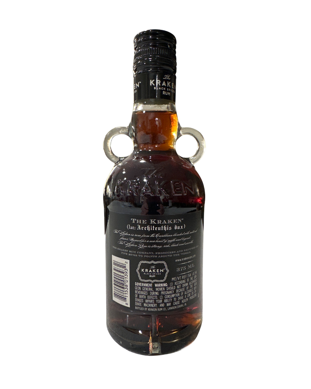 2012 The Kraken Black Spiced Rum 70 Proof 375ml