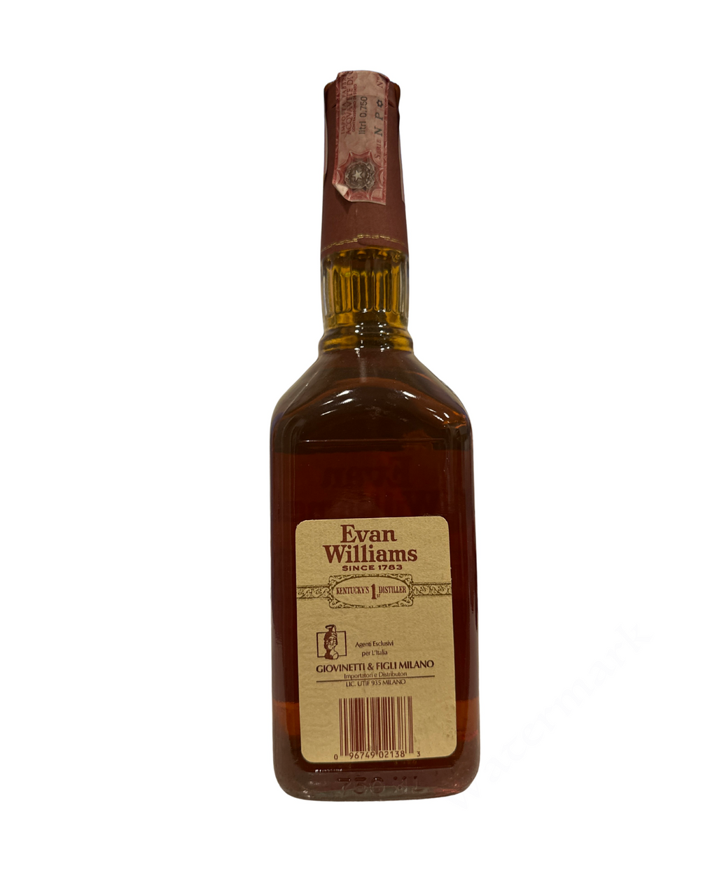 1990 Evan Williams Kentucky Straight Bourbon Whiskey 86 Proof