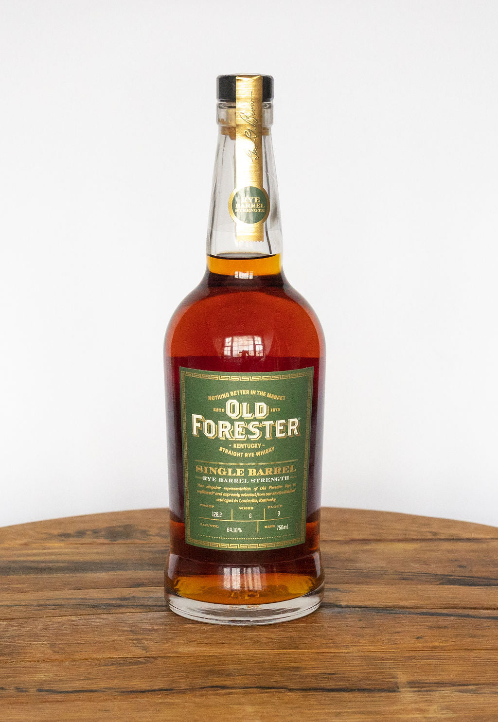 Old Forester Barrel Strength Rye 127.8 Proof