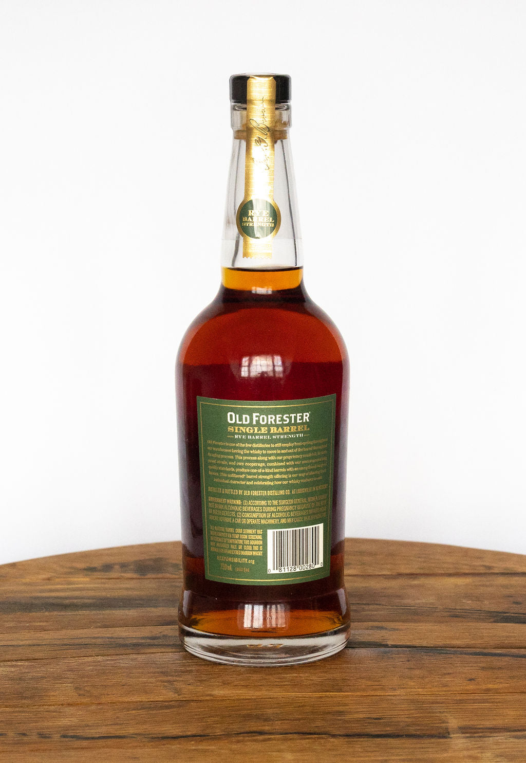 Old Forester Barrel Strength Rye 127.8 Proof